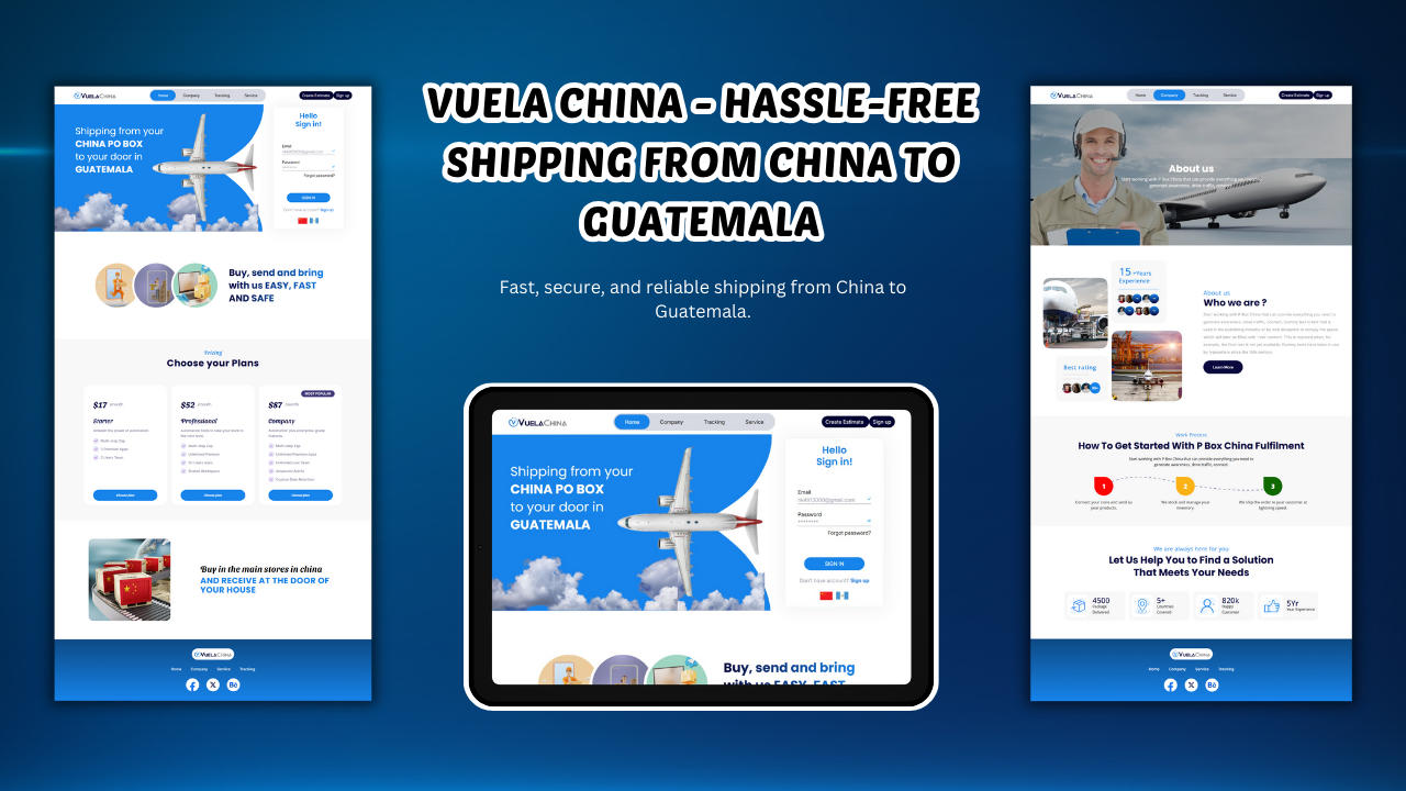 Vuela China – Shipping from China to Guatemala